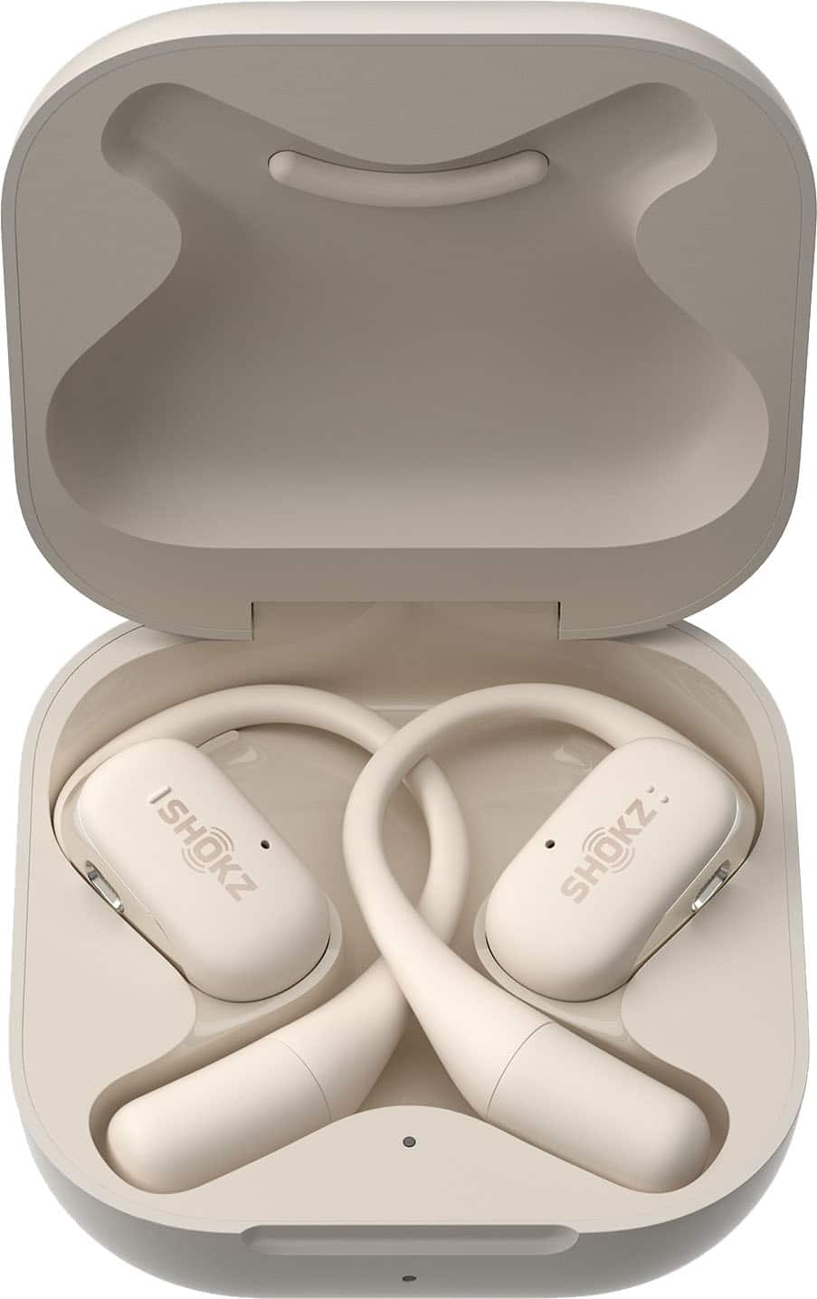 Shokz - OpenFit Open-Ear True Wireless Earbuds - Beige