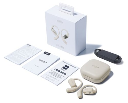 Shokz - OpenFit Open-Ear True Wireless Earbuds - Beige