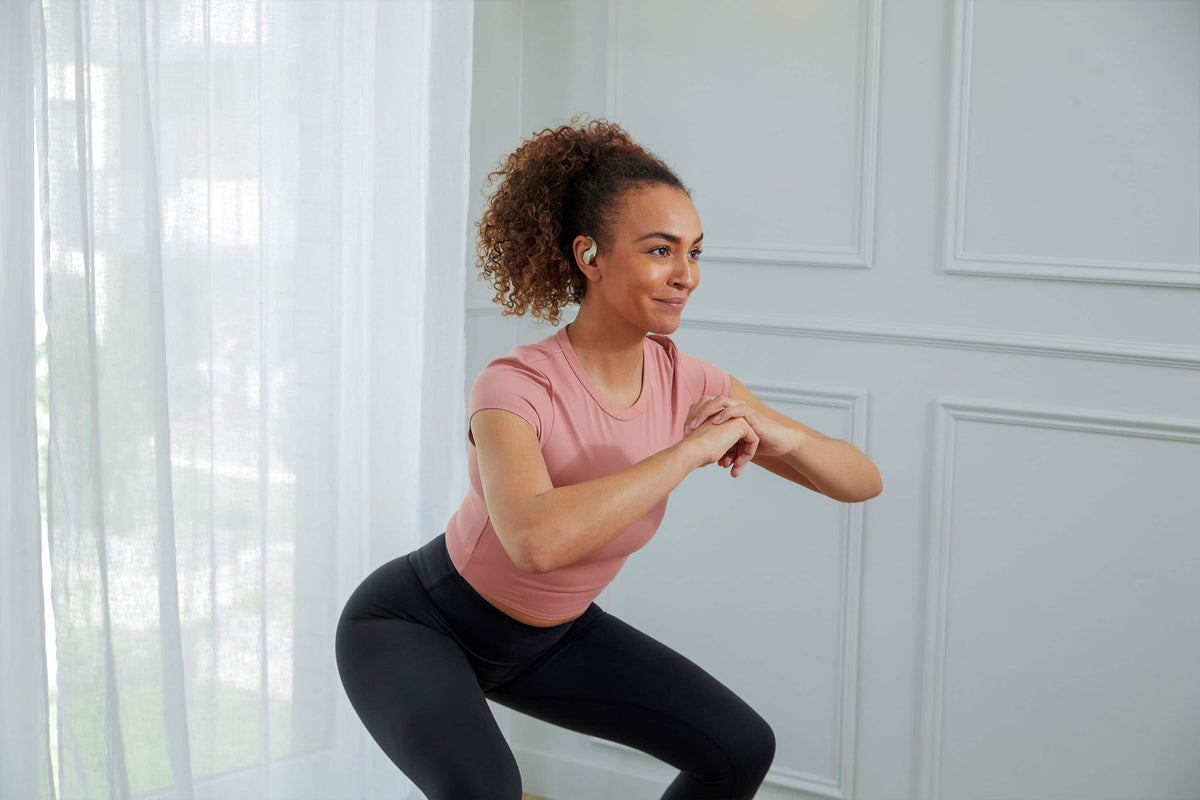 Shokz - OpenFit Open-Ear True Wireless Earbuds - Beige