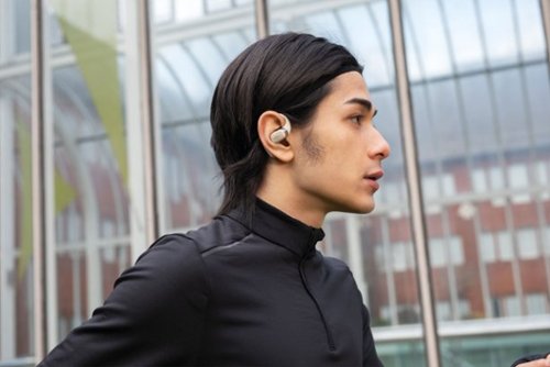 Shokz - OpenFit Open-Ear True Wireless Earbuds - Beige