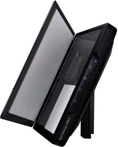 Epson - Perfection V19 II Color Photo and Document Flatbed Scanner - Black