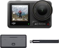 DJI - Osmo Action 4 4K Action Camera Adventure Bundle - Gray