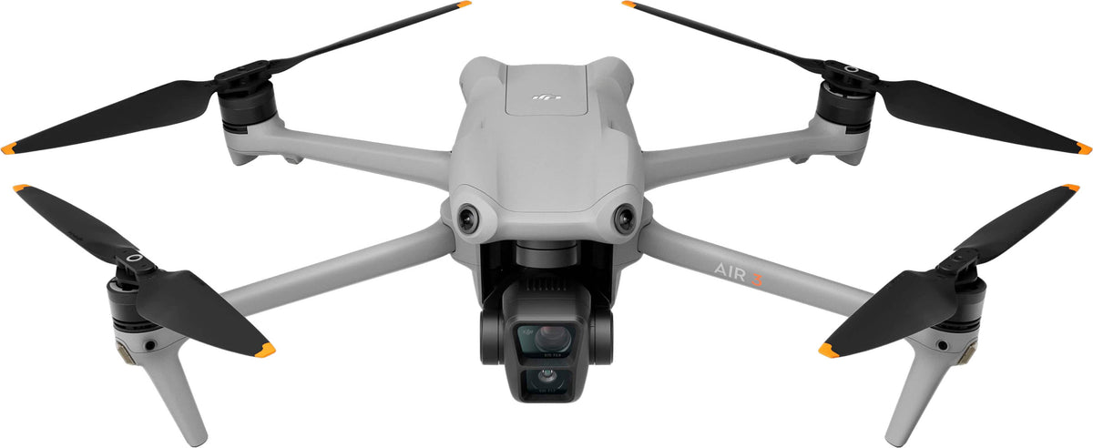 DJI - Air 3 Fly More Combo Drone and RC 2 Remote Control with Built-in Screen - Gray