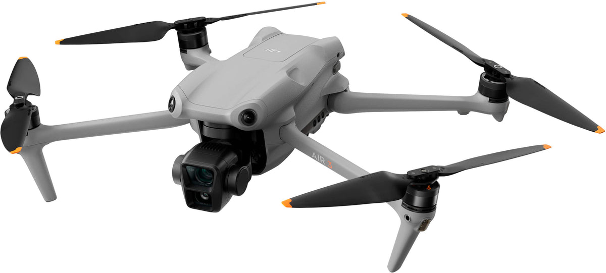 DJI - Air 3 Fly More Combo Drone and RC 2 Remote Control with Built-in Screen - Gray
