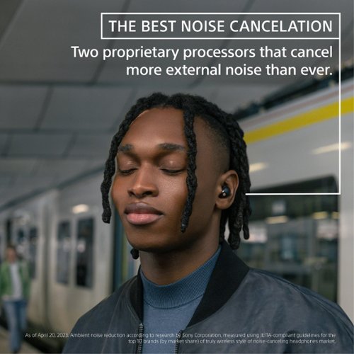 Sony - WF-1000XM5 True Wireless Noise Cancelling Earbuds - Black