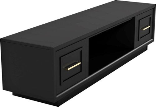 Legends Furniture - Entertainment Console for up to most 80" inch TVs - Seal Skin Black