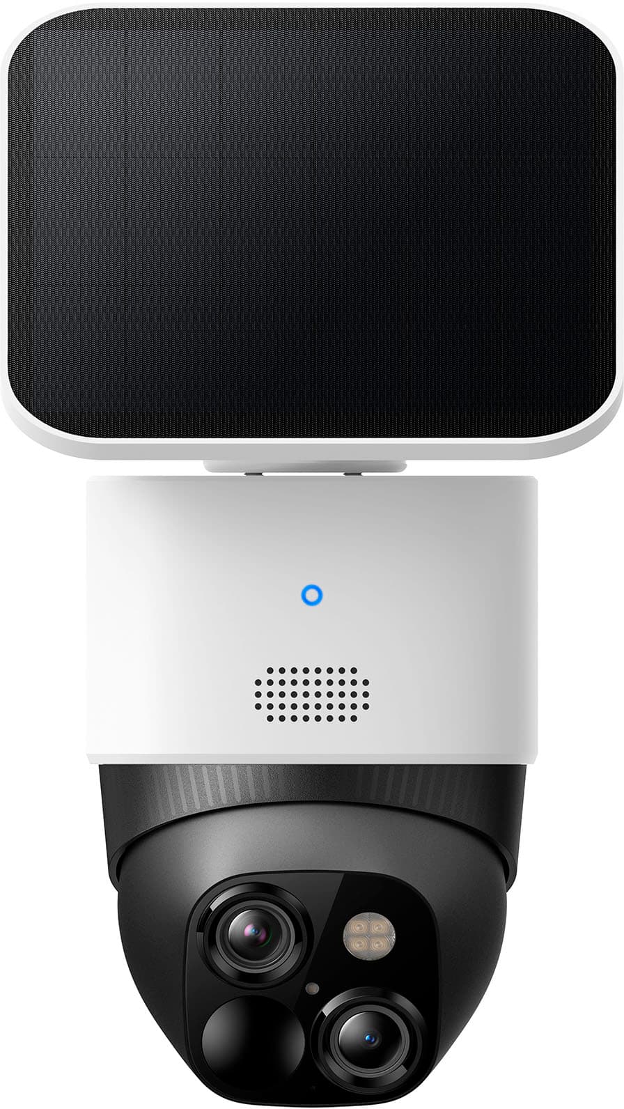 eufy - S340 Outdoor Solar Powered 3K PTZ Security Camera with Dual Lens - White