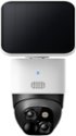 eufy - S340 Outdoor Solar Powered 3K PTZ Security Camera with Dual Lens - White