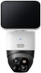 eufy - S340 Outdoor Solar Powered 3K PTZ Security Camera with Dual Lens - White