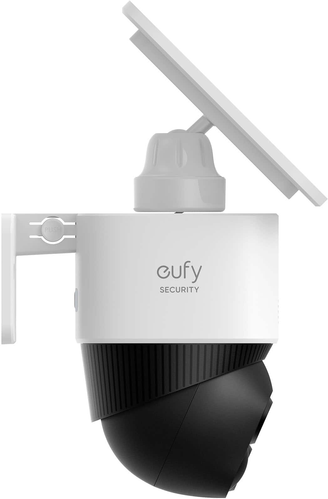 eufy - S340 Outdoor Solar Powered 3K PTZ Security Camera with Dual Lens - White