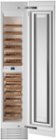 Bertazzoni - 8.4 cu.ft Built-in Wine Column with Interior TFT touch & Scroll Interface - Custom Panel Ready