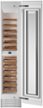 Bertazzoni - 8.4 cu.ft Built-in Wine Column with Interior TFT touch & Scroll Interface - Custom Panel Ready