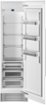 Bertazzoni - 24 in. Wide 13.0 cu ft Built-in Refrigerator Column with Interior TFT touch & Scroll Interface - Custom Panel Ready