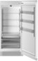 Bertazzoni - 36 in. Wide 21.5 cu ft Built-in Refrigerator Column with Interior TFT touch & Scroll Interface - Custom Panel Ready