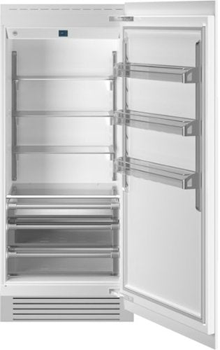 Bertazzoni - 36 in. Wide 21.5 cu ft Built-in Refrigerator Column with Interior TFT touch & Scroll Interface - Custom Panel Ready