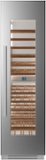 Bertazzoni - 12.9 cu.ft Built-in Wine Column with Interior TFT touch & Scroll Interface - Stainless Steel