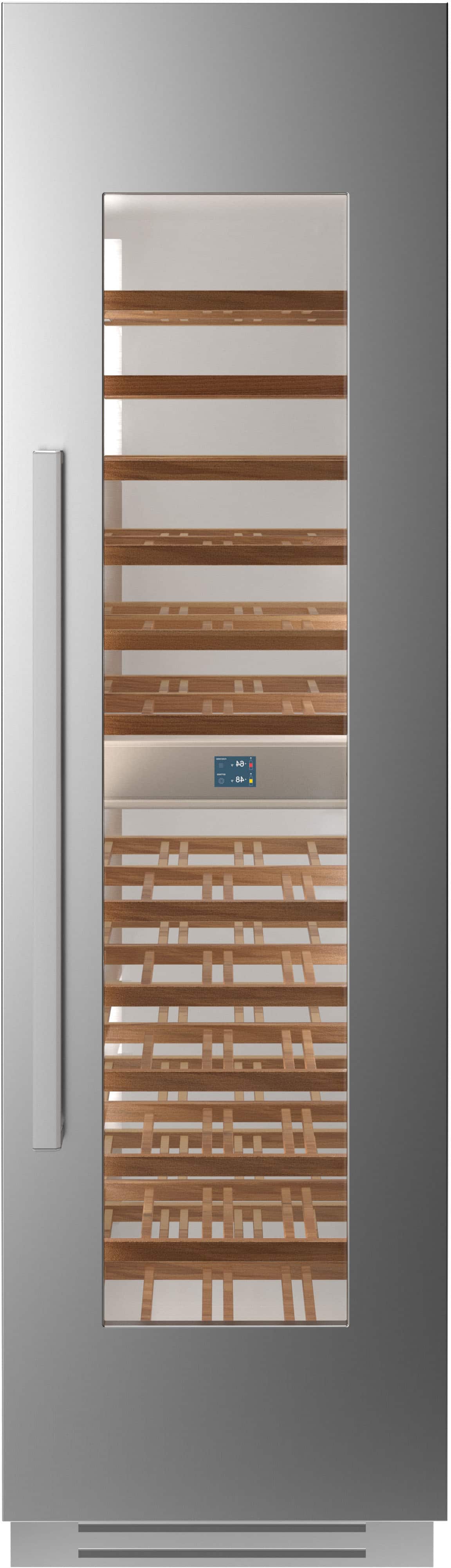 Bertazzoni - 12.9 cu.ft Built-in Wine Column with Interior TFT touch & Scroll Interface - Stainless Steel