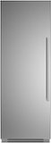 Bertazzoni - 16.8 cu ft Built-in Freezer Column with Interior TFT touch & Scroll Interface - Stainless Steel
