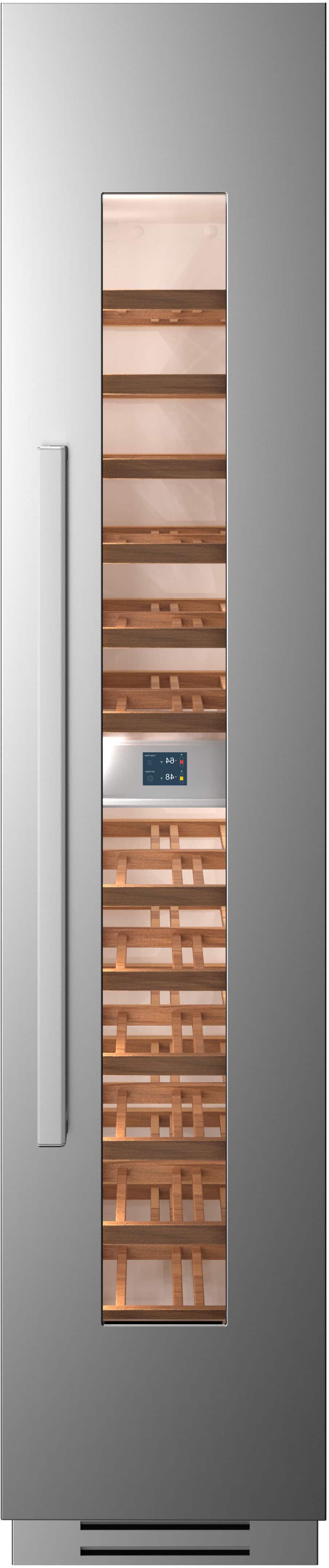Bertazzoni - 8.4 cu.ft Built-in Wine Column with Interior TFT touch & Scroll Interface - Stainless Steel