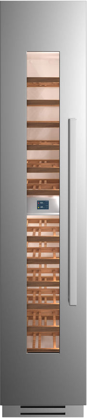 Bertazzoni - 8.4 cu.ft Built-in Wine Column with Interior TFT touch & Scroll Interface - Stainless Steel