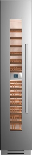 Bertazzoni - 8.4 cu.ft Built-in Wine Column with Interior TFT touch & Scroll Interface - Stainless Steel