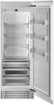 Bertazzoni - 30 in. Wide 17.4 cu ft Built-in Refrigerator Column with Interior TFT touch & Scroll Interface - Custom Panel Ready