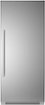 Bertazzoni - 36 in. Wide 21.5 cu ft Built-in Refrigerator Column with interior TFT touch & scroll interface - Stainless Steel