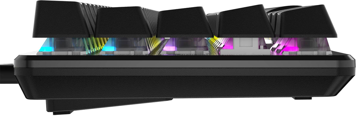 CORSAIR - K65 PRO MINI RGB 65% Optical-Mechanical Gaming Keyboard Backlit RGB LED, OPX - Black