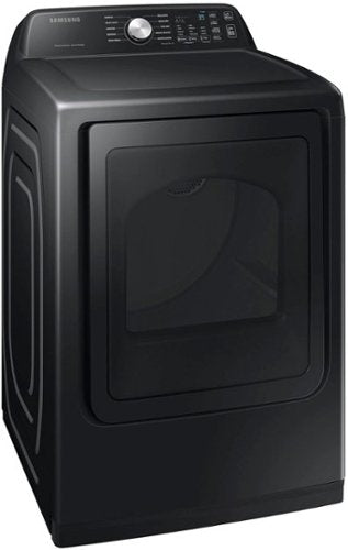Samsung - 7.4 Cu. Ft. Smart Electric Dryer with Sensor Dry - Black