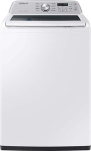 Samsung - 4.6 Cu. Ft. High-Efficiency Smart Top Load Washer with ActiveWave Agitator - White