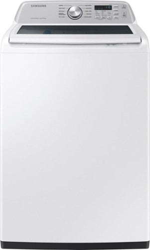 Samsung - 4.6 Cu. Ft. High-Efficiency Smart Top Load Washer with ActiveWave Agitator - White
