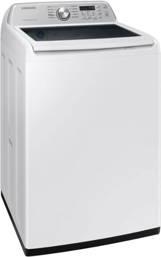Samsung - 4.6 Cu. Ft. High-Efficiency Smart Top Load Washer with ActiveWave Agitator - White