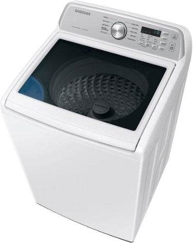 Samsung - 4.6 Cu. Ft. High-Efficiency Smart Top Load Washer with ActiveWave Agitator - White