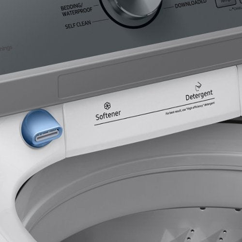 Samsung - 4.6 Cu. Ft. High-Efficiency Smart Top Load Washer with ActiveWave Agitator - White