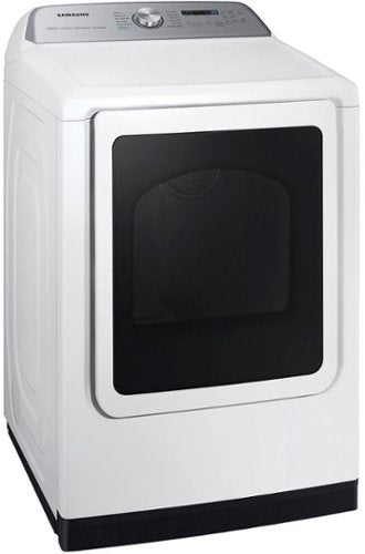 Samsung - 7.4 Cu. Ft. Smart Electric Dryer with Steam Sanitize+ - White