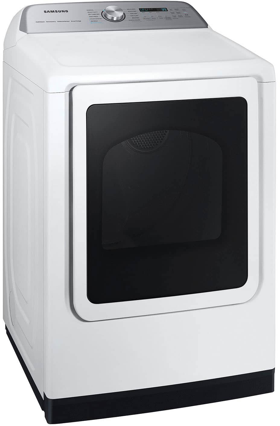 Samsung - 7.4 Cu. Ft. Smart Electric Dryer with Steam Sanitize+ - White