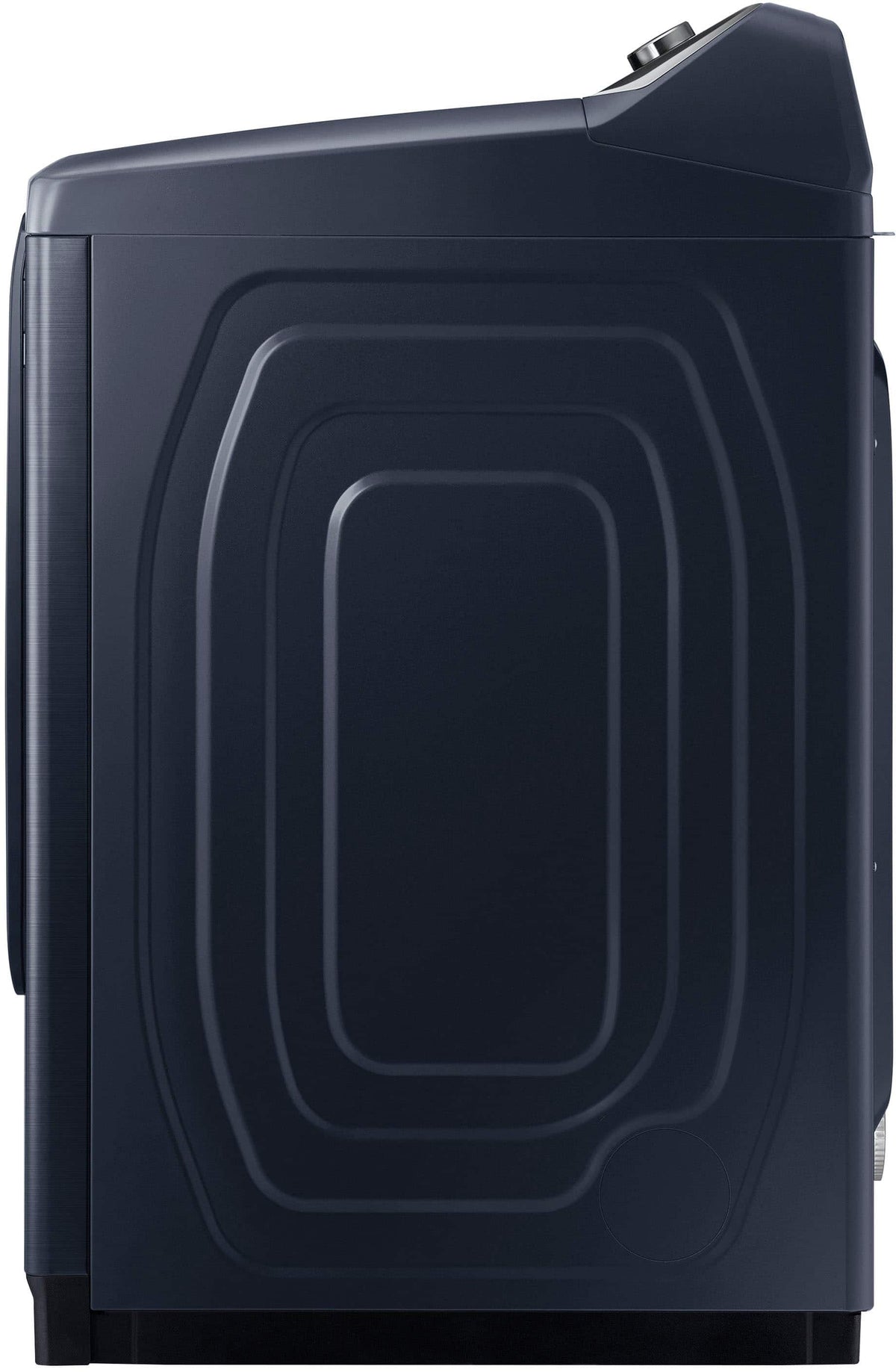 Samsung - 7.4 Cu. Ft. Smart Electric Dryer with Steam and Pet Care Dry - Brushed Navy