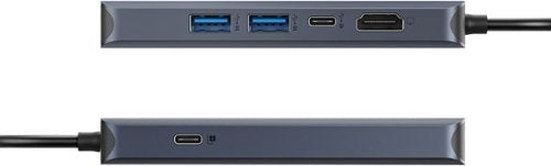Hyper - HyperDrive Next​ 6 Port USB-C Hub, 4K HDMI, 1 USB-C, 2 USB-A, travel dock for MacBook and Windows PC - Midnight Blue