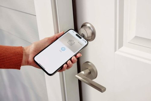 Level - Lock+ Smart Lock Bluetooth Replacement Deadbolt with Apple HomeKey/App/Key - Satin Nickel
