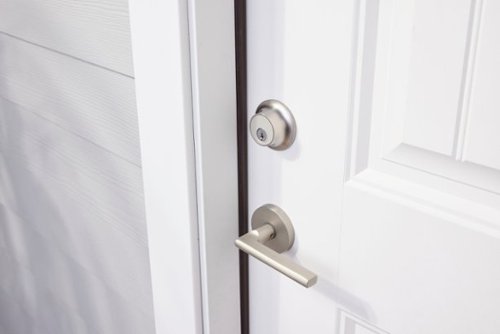 Level - Lock+ Smart Lock Bluetooth Replacement Deadbolt with Apple HomeKey/App/Key - Satin Nickel