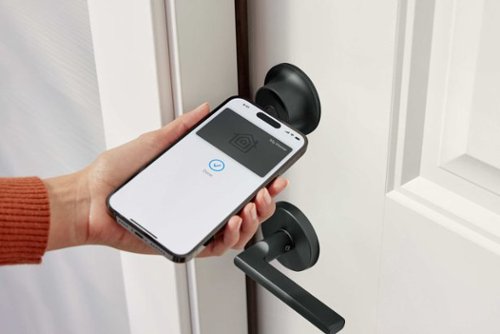 Level - Lock+ Smart Lock Bluetooth Replacement Deadbolt with Apple HomeKey/App/Key - Matte Black