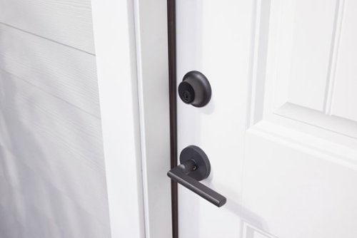 Level - Lock+ Smart Lock Bluetooth Replacement Deadbolt with Apple HomeKey/App/Key - Matte Black