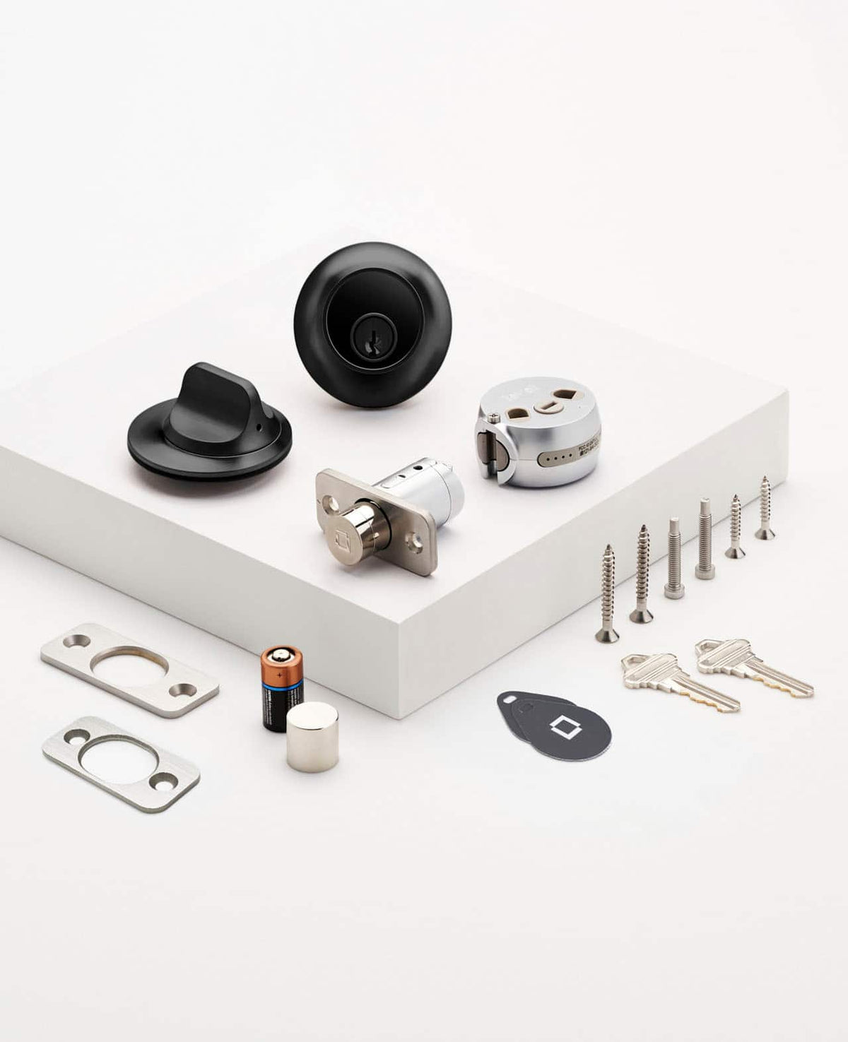 Level - Lock+ Smart Lock Bluetooth Replacement Deadbolt with Apple HomeKey/App/Key - Matte Black