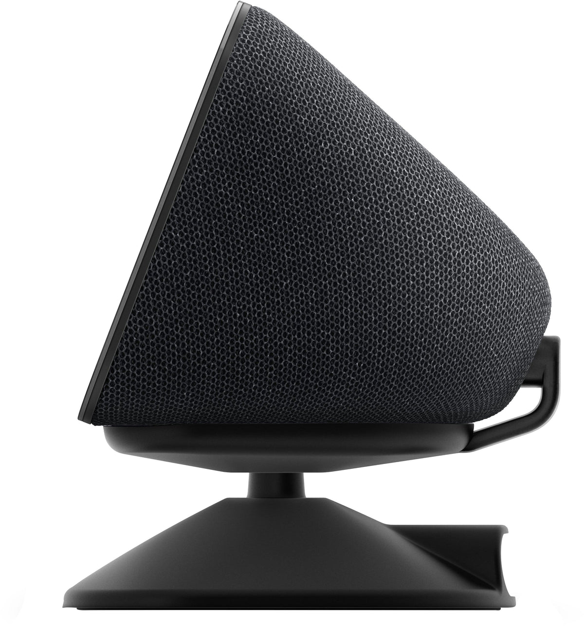 Amazon - Stand for Echo Show 5 (3rd Gen) - Adjustable stand with USB-C Charging Port (Echo Show not included) - Charcoal