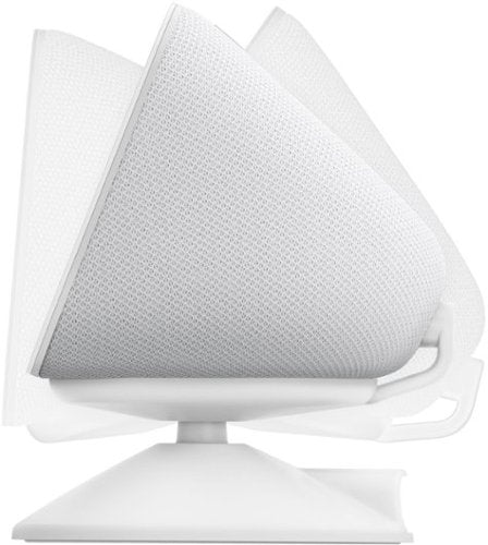 Amazon - Stand for Echo Show 5 (3rd Gen) - Adjustable stand with USB-C Charging Port (Echo Show not included) - Glacier White