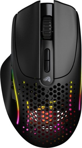 Glorious - Model I 2 Ultra Lightweight Wireless Optical Gaming Mouse with 9 Programmable Buttons - Wireless - Matte Black