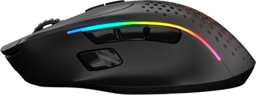 Glorious - Model I 2 Ultra Lightweight Wireless Optical Gaming Mouse with 9 Programmable Buttons - Wireless - Matte Black