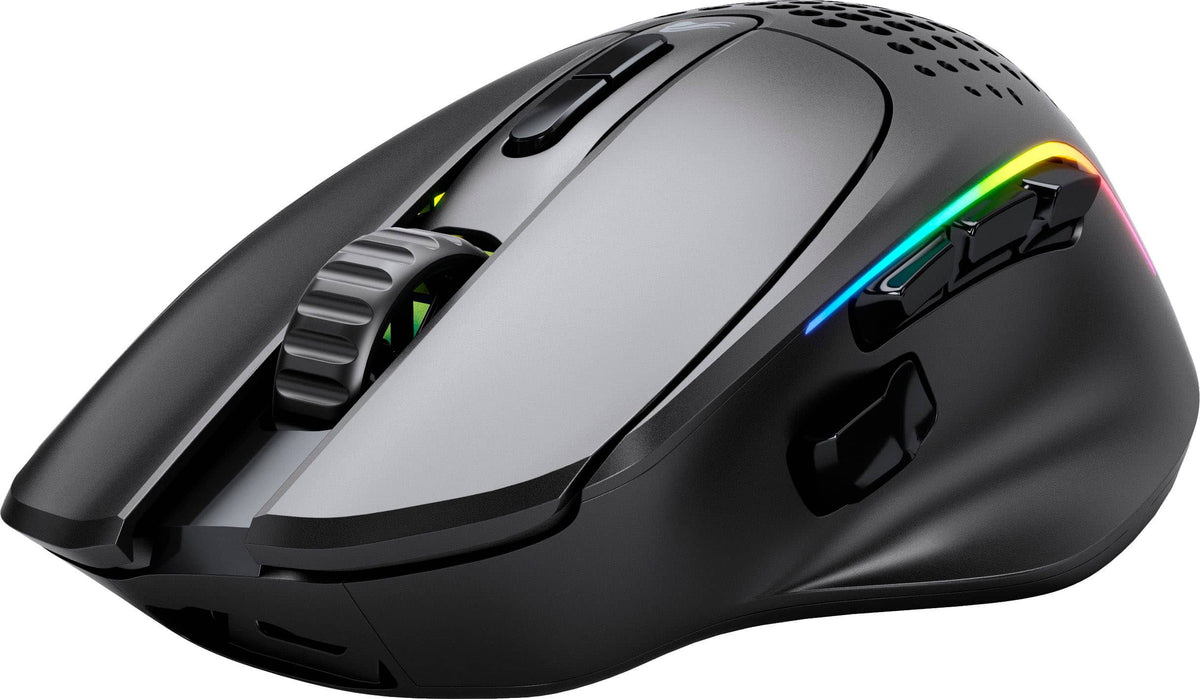 Glorious - Model I 2 Ultra Lightweight Wireless Optical Gaming Mouse with 9 Programmable Buttons - Wireless - Matte Black