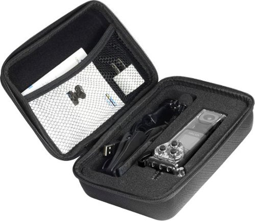 Minolta - MN4KP1 4K Video 16.0-Megapixel Waterproof Camcorder Bundle - Black