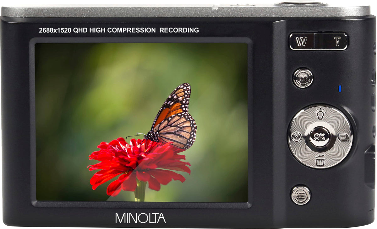 Minolta - MND20 44.0 Megapixel Digital Camera - Black